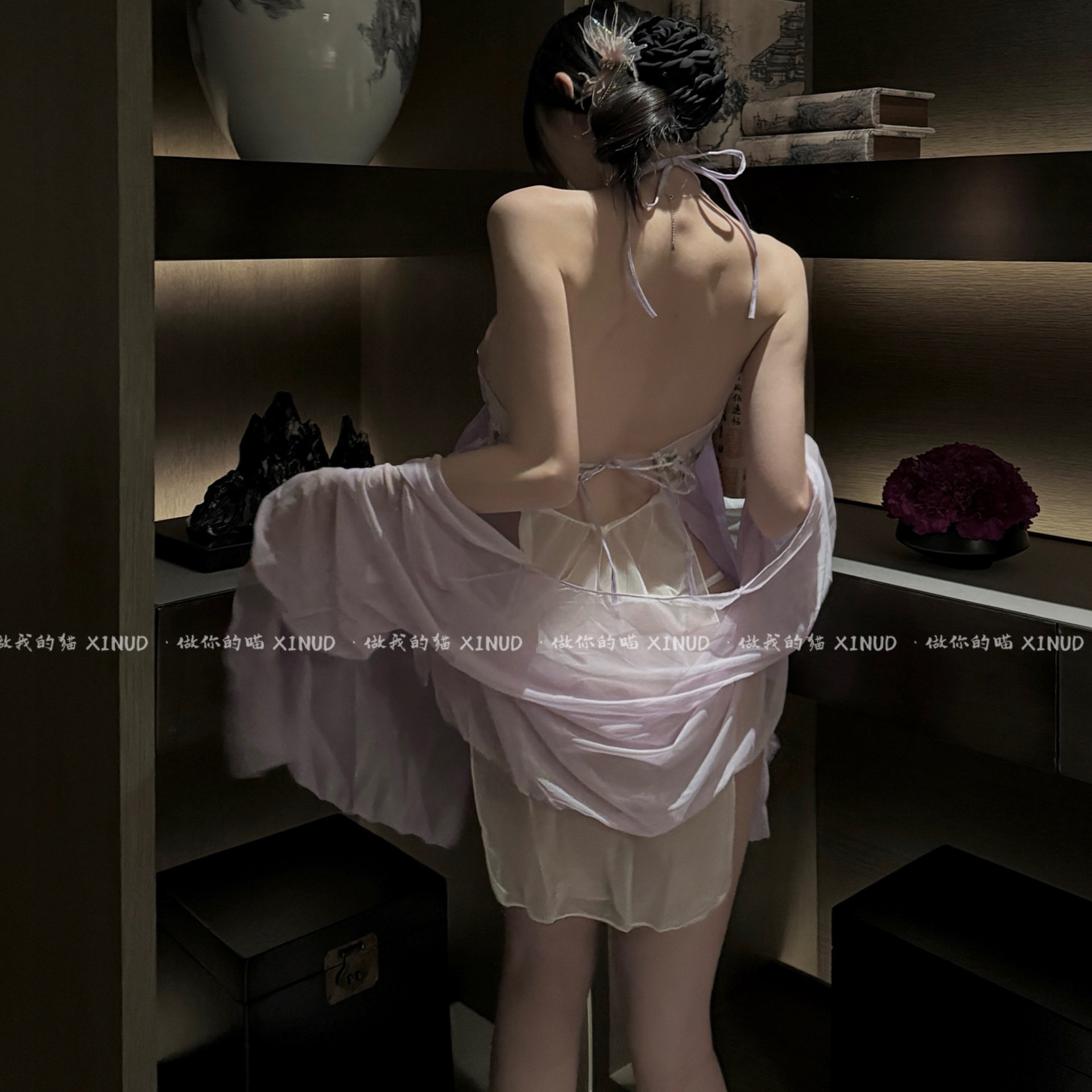 做你的猫：梦中有佳人*异域风情古风内衣套装薄款显身材分体睡裙,淘宝优惠券,粉丝福利购,淘宝优惠卷