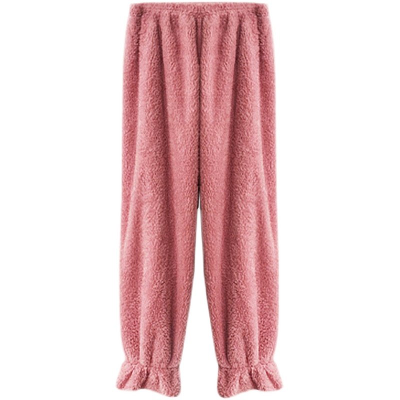 淳织芯睡裤女秋冬季珊瑚绒长裤子加绒加厚睡衣居家裤法兰绒家居裤,淘宝优惠券,粉丝福利购,淘宝优惠卷