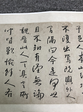 八大山人朱耷桃花源记书画宣纸
