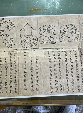 敦煌星象图卷高清微喷