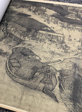 张择端清明上河图高清复制装饰画