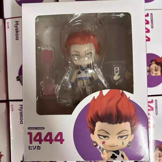 Domestic full-time hunter figure Hisoka Nendoroid Q version desktop doll anime peripheral model ornament gift