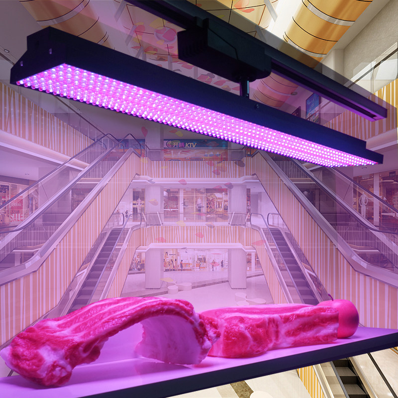 商场专用导轨道led生鲜灯长条冷鲜肉猪肉海鲜熟食超亮水果吊灯