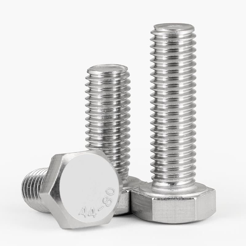 A4-80不锈钢外六角螺栓高强度316L六角头螺丝M6M8M10M12M16M20M24 - 图0