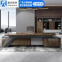 Boss Table Modern High-end Grand Bandai Chairman Light Extravagant Solid Wood Design Sensation President Manager Desk