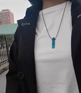 火影忍者鸣人纲手初代人柱力手工玉石个性项链吊坠二次元动漫周边