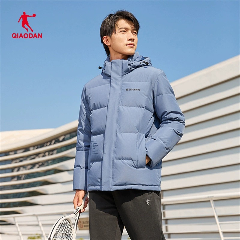 乔丹男款羽绒服男2024年冬季新款防水保暖运动服短款加厚外套男装