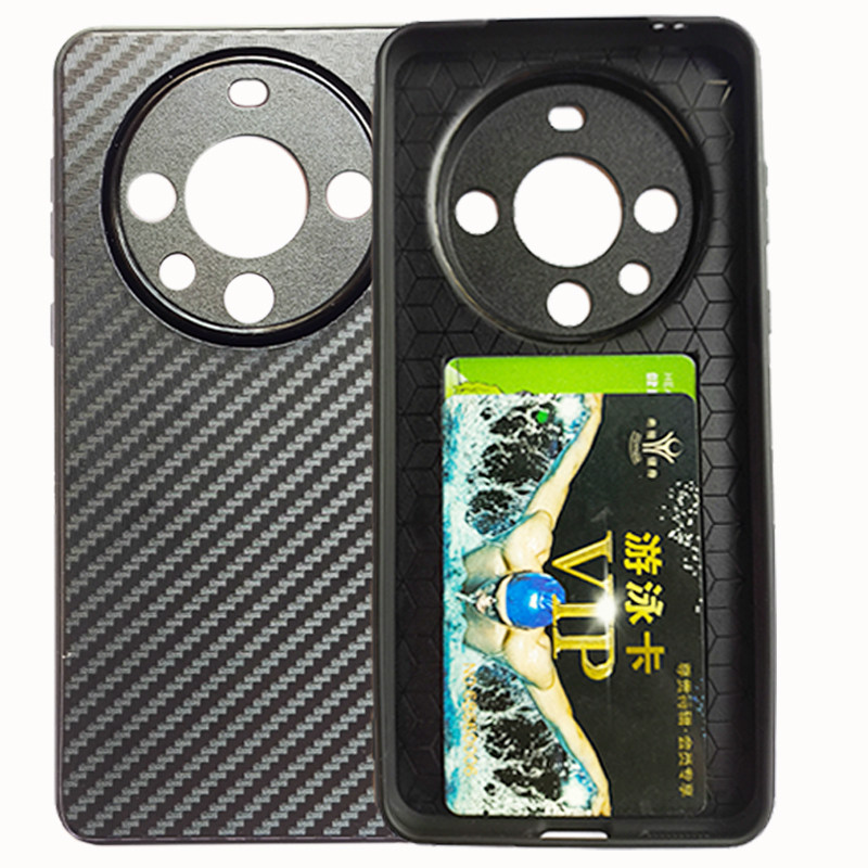 适用 一加1329acePROV三星魅族中兴隐藏内卡槽手机壳可放卡可刷卡磁片包邮支持定制图案代替卡套