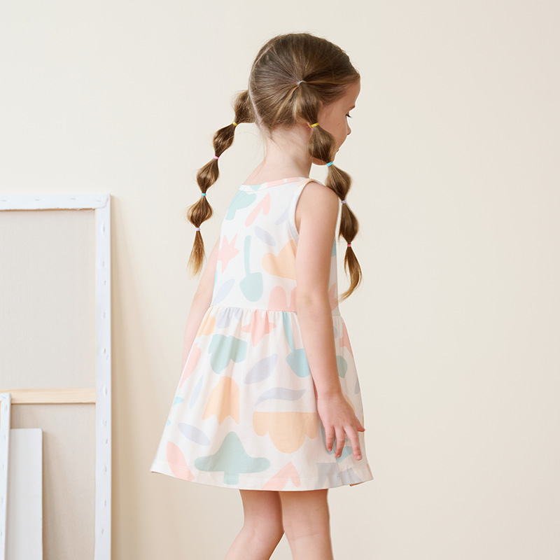 Nest Designs PR小云朵女童背心连衣裙裙子北欧吊带裙夏装童装 - 图2
