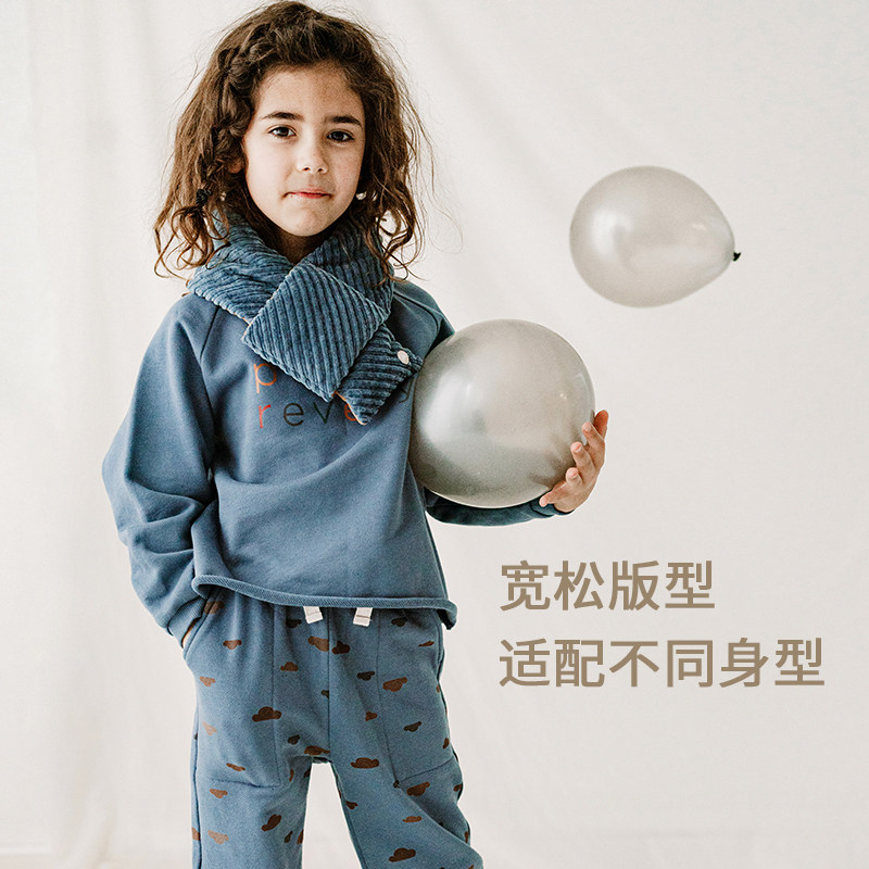 Nest Designs PR小云朵儿童圆领套头长袖T恤男女童上衣百搭秋,淘宝优惠券,粉丝福利购,淘宝优惠卷