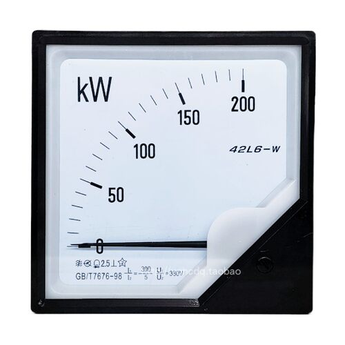 42L6-W指针式三相有功功率表380V200KW400KW500KW1MW千兆瓦特表 - 图0