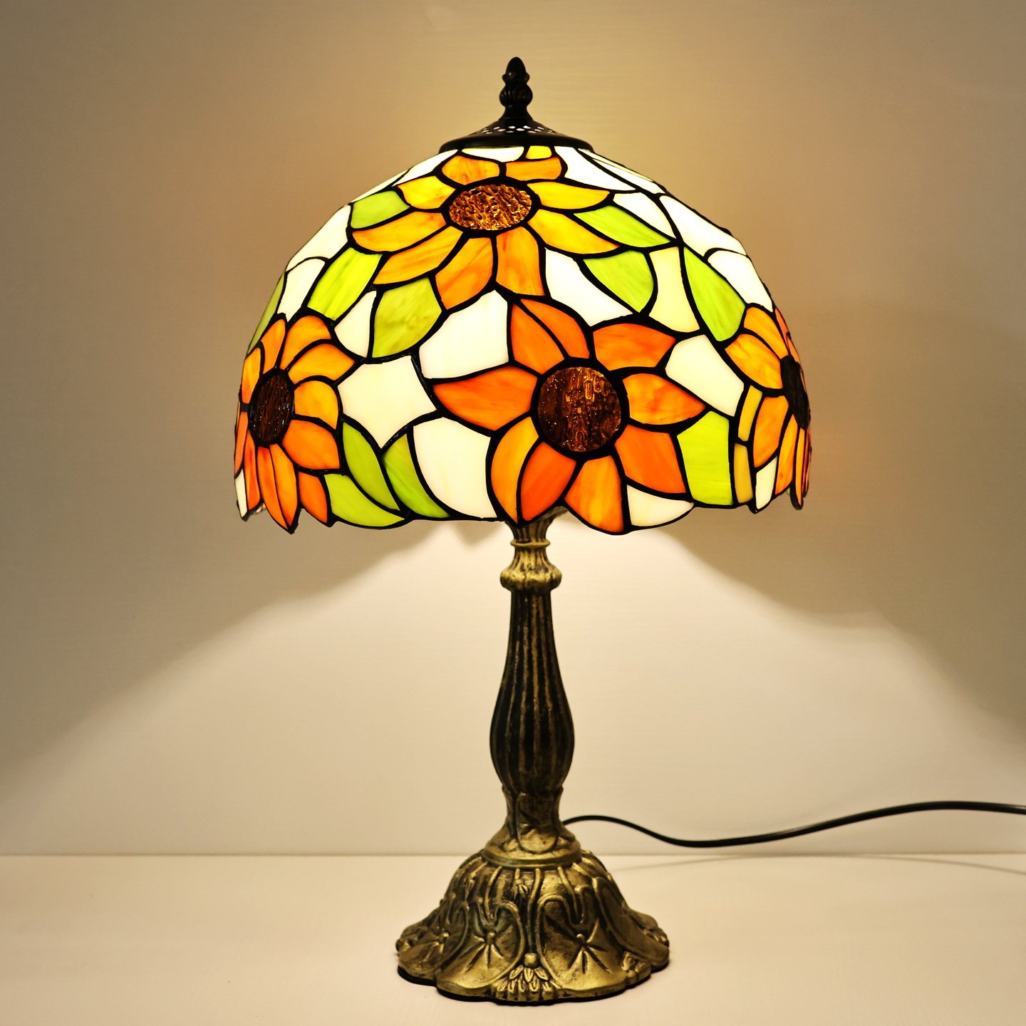 插电轻奢中古风台灯触摸调光遥控拉绳声控智能语音结婚卧室床头灯