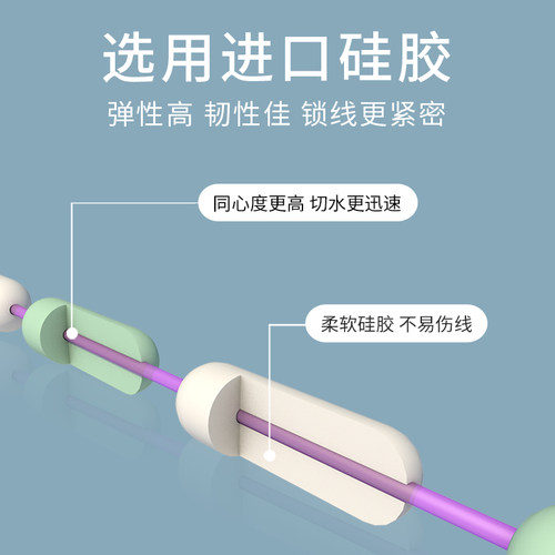 吉美竞技太空豆硅胶散装主线组钓鱼配件圆柱形大物太空豆正品精品-图1