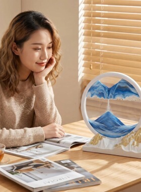 香薰石膏亚克力流沙画家居摆件