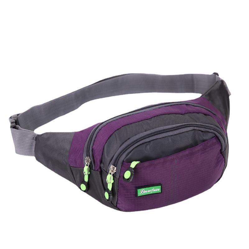 Waist bag men's outdoor sports running waist bag casual waist bag mobile phone change business cashier waist bag diagonal chest bag