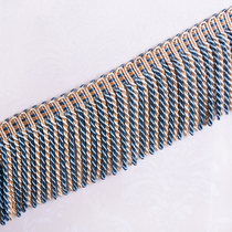 Curtain accessories Flower side bicolor row with twisted dress edge Curtain Rope row Sofa Side 11cm Rope Row 12 m