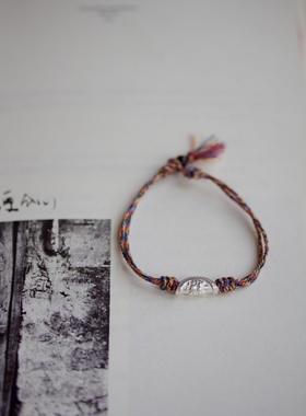 猫妈家 |手工藏式僧红 五色棉线 太岁金刚结  平安结 福手绳 排期