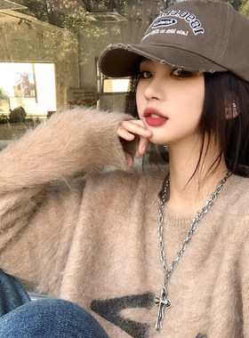 遮阳棒球帽磨边防晒鸭舌帽男女