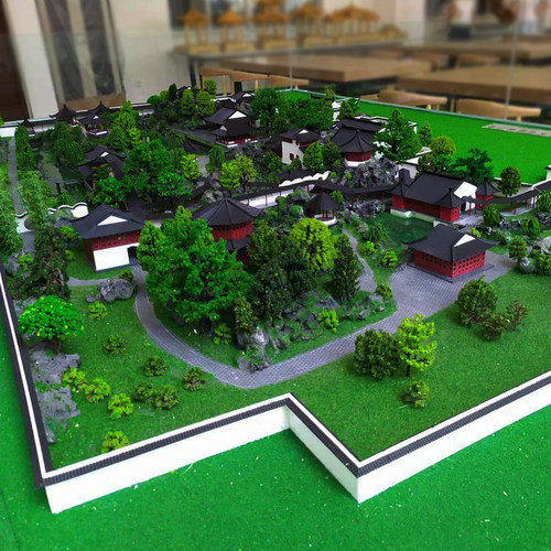 中式仿古建筑模型苏州园林场景沙盘摆件结构装饰玩具江浙风格房子 - 图2