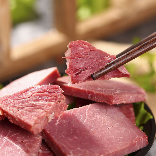 邦杰牛肉官方五香卤味8袋肉食即食真空清真速食食品礼盒牛肉熟食 - 图1