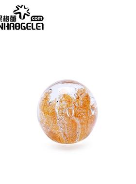 天昊格蕾手工实心创意海洋珊瑚玻璃摆件样板房客厅卧室书架镇纸球