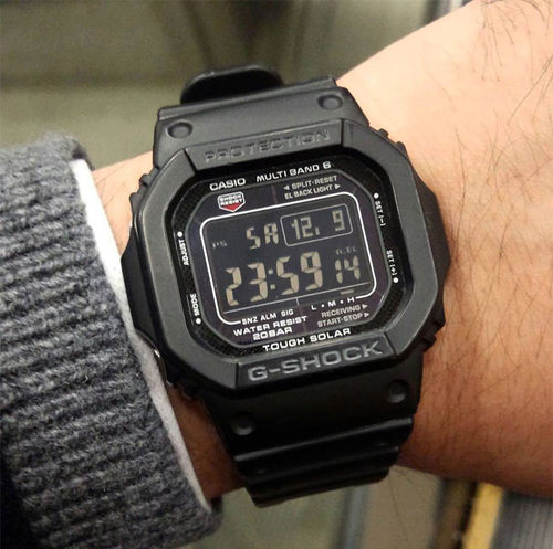 卡西欧G-SHOCK光能电波方块运动手表GW-M5610-1/BC/1B GW-B5600 - 图2