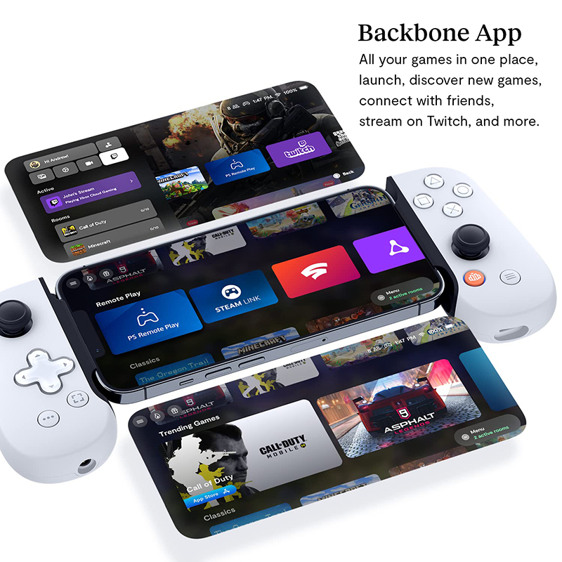美国 Backbone One iPhone/iPad/PC适用MFI苹果安卓手机游戏手柄 - 图2