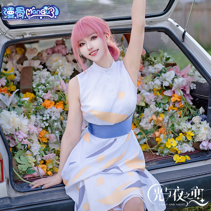 【清仓】漫骨cos 光与夜之恋cos夏鸣星polo男女主情侣装cosplay - 图0