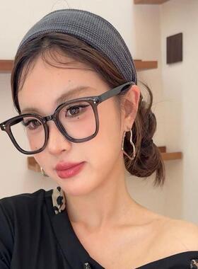 易梦玲同款发带宽边发箍女2024新款头箍秋冬发卡高颅顶发捆头饰窟