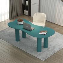 Nordic Designer Desk Special Profile Brief Modern Boss Table Solid Wood Desk Light Lavish Book Room Home Computer Desk