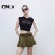 ONLYpleated skirt short skirt skirt
