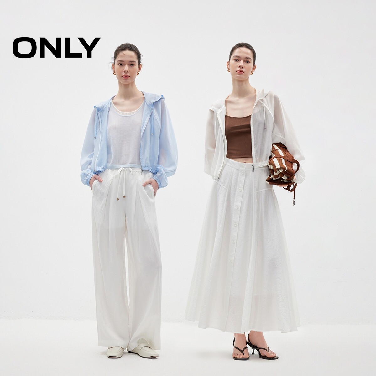 ONLY夏新款莱赛尔连帽外套