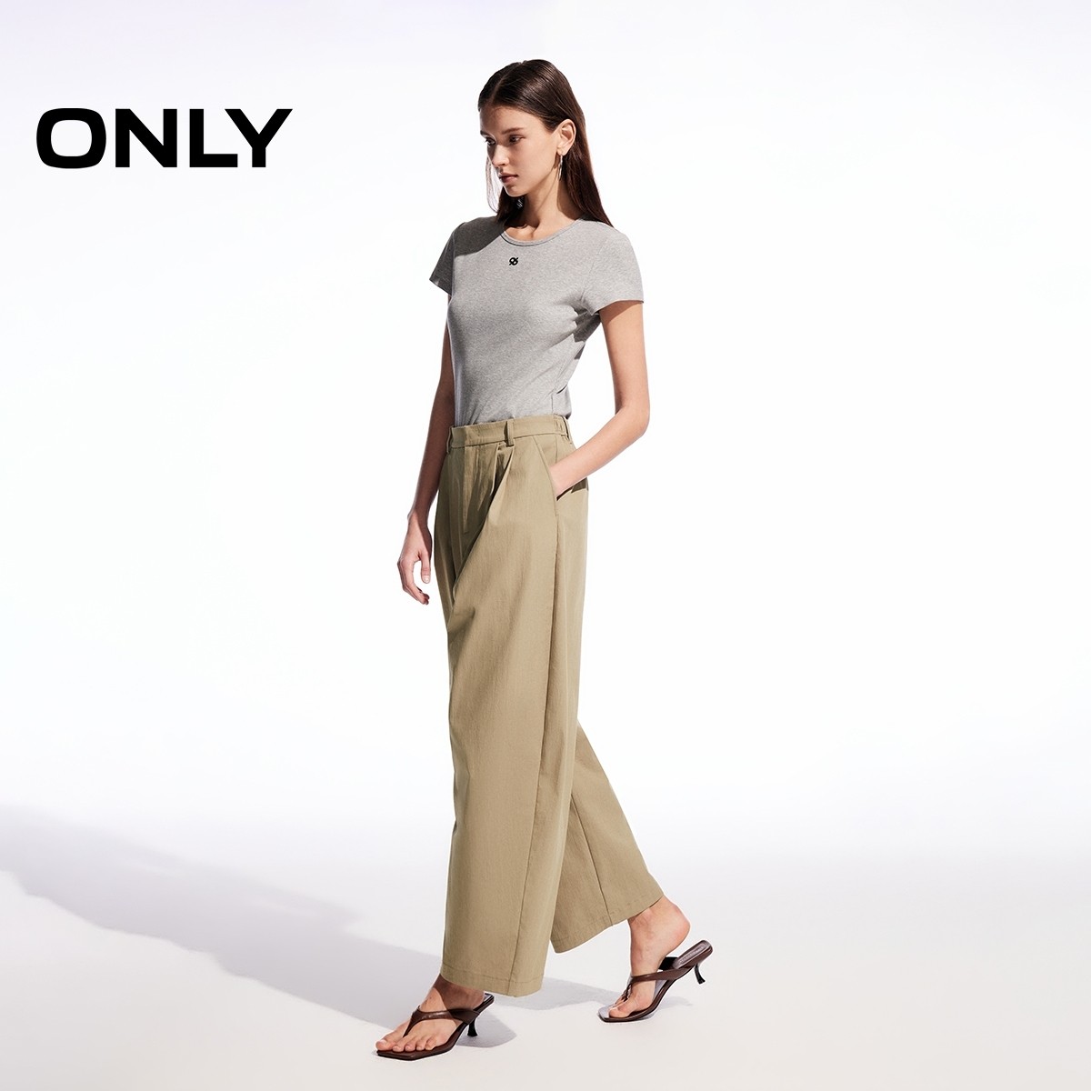 ONLY2026春季新款都市通勤慵懒感斜插口袋长裤气球裤休闲裤女,淘宝优惠券,粉丝福利购,淘宝优惠卷