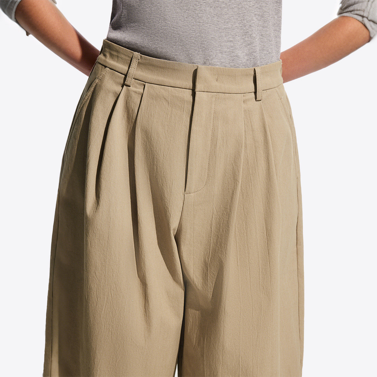 ONLY2026春季新款都市通勤慵懒感斜插口袋长裤气球裤休闲裤女,淘宝优惠券,粉丝福利购,淘宝优惠卷