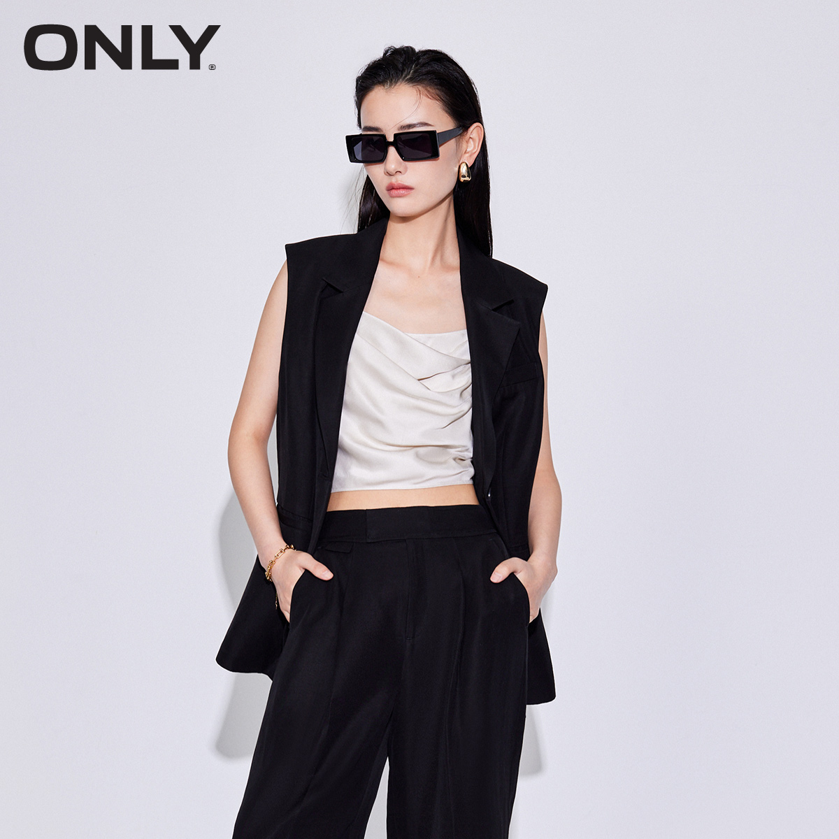 多尺码可选【ONLY】时尚简约纯色吊带