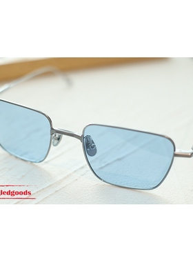 RAYLAN方框金丝边男女纯钛墨镜