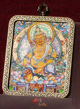 虚空藏大势至生肖手绘唐卡手绘