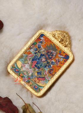 热贡随身纯手绘微唐六臂