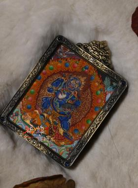 热贡随身手绘微唐黑C矿料