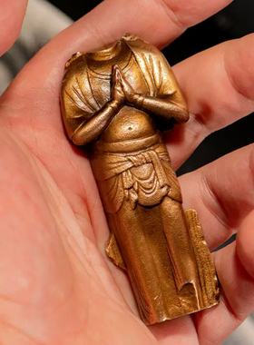 OGRM唐代狮子吼观音青铜雕像摆件