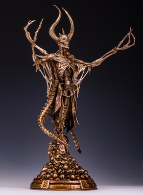 奥格瑞玛青铜摆件孟菲斯托送礼