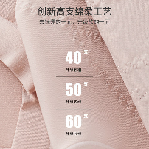 高腰收腹微压2024新款内裤女纯棉抗菌裆包臀蕾丝边薄款透气三角裤 - 图3