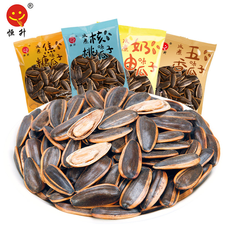 恒升山核桃焦糖奶油五香味10斤瓜子 恒升食品瓜子
