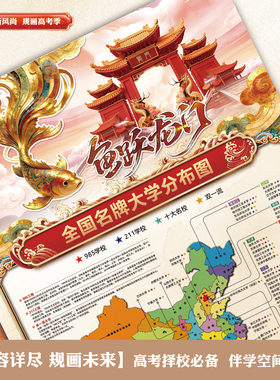 中国高校分布图重点班级