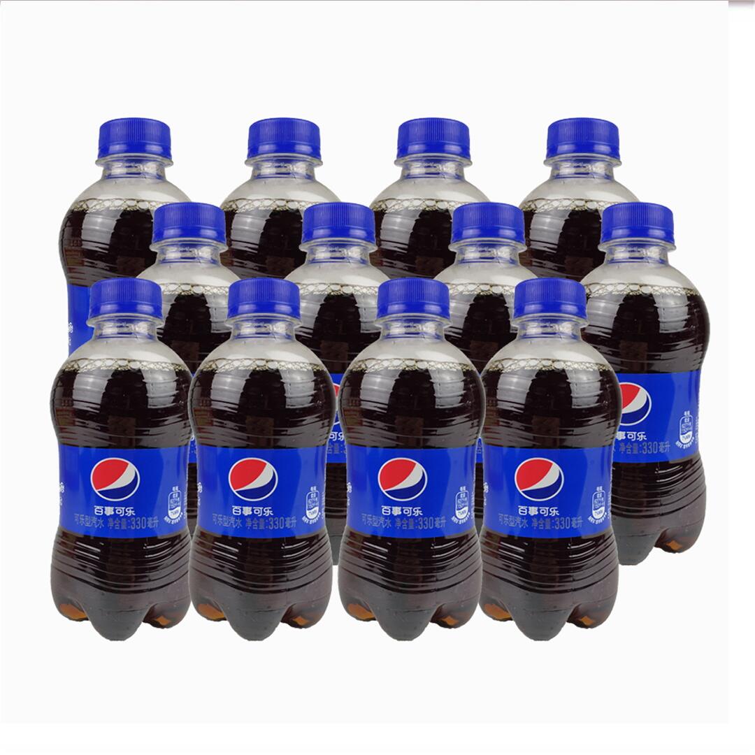 百事可乐 可乐300ml*12瓶迷你装 汽水 整箱 碳酸饮料 包邮 - 图0