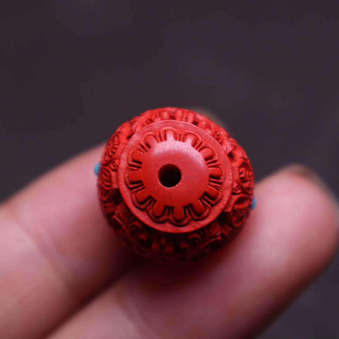 朱砂散珠天然原矿六字真言镶嵌花珠单颗珠子串珠纯帝王砂手串配件,淘宝优惠券,粉丝福利购,淘宝优惠卷