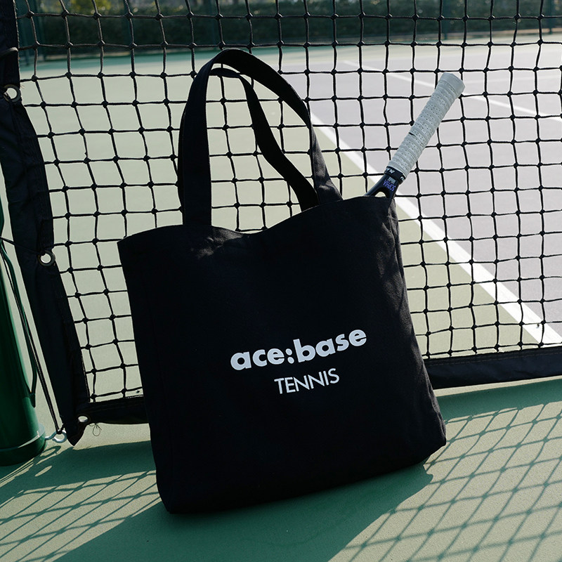 ace:base2025新款单肩网球帆布包女款网球拍包帆布袋ins慵懒风,淘宝优惠券,粉丝福利购,淘宝优惠卷