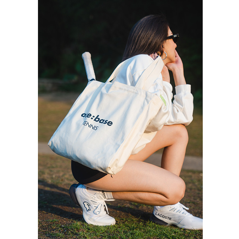 ace:base2025新款单肩网球帆布包女款网球拍包帆布袋ins慵懒风,淘宝优惠券,粉丝福利购,淘宝优惠卷
