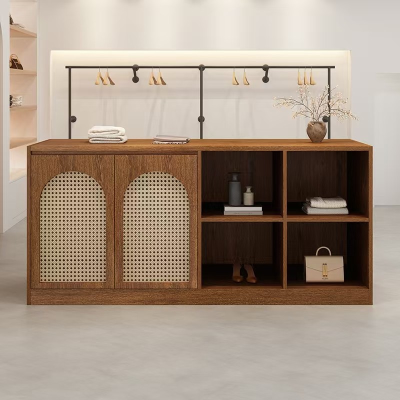 服装店中岛台女装店展示台简约现代储物柜吧台网红中岛柜中间陈列,淘宝优惠券,粉丝福利购,淘宝优惠卷