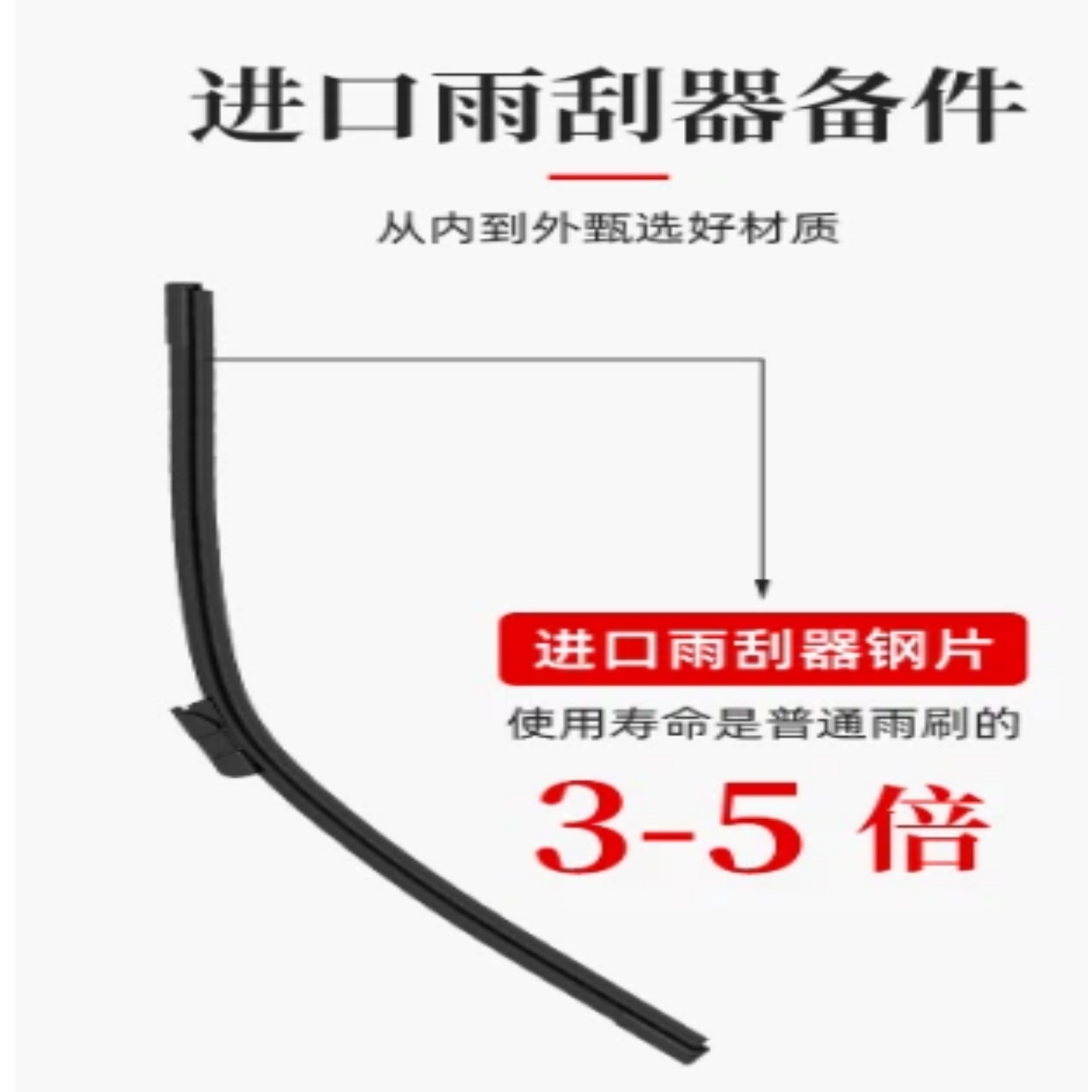 长城哈弗雨刮器原厂H6H2F7大狗三代H6VV5VV7运动款风骏原装雨刷片 - 图2